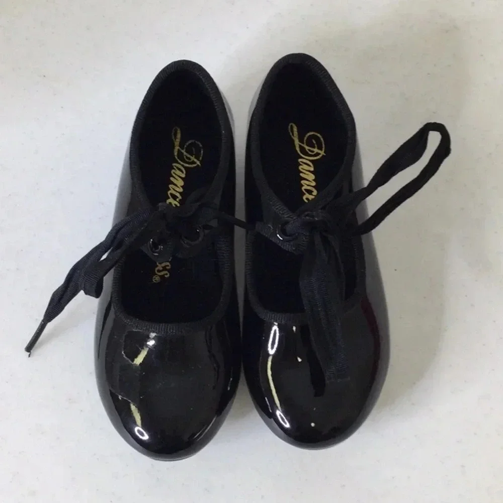 Dance Class Girls Tap Shoes size 8.5